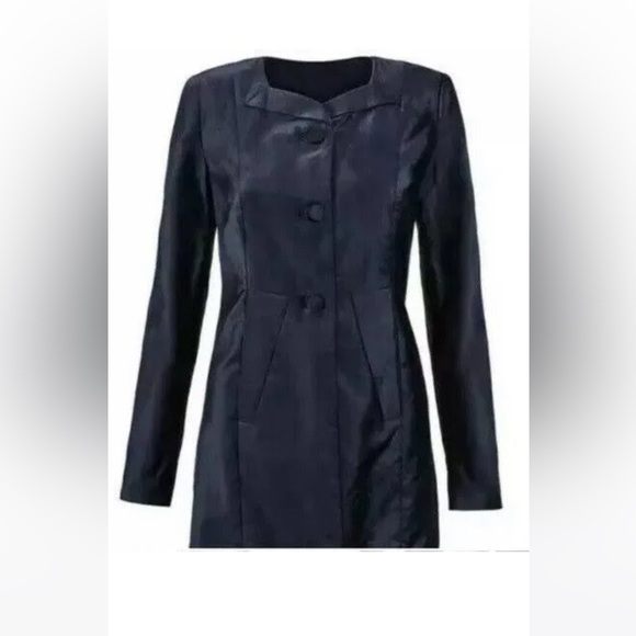 The entrance coat ~ CAbi Midnight navy blue, velvet jacket - Picture 1 of 3